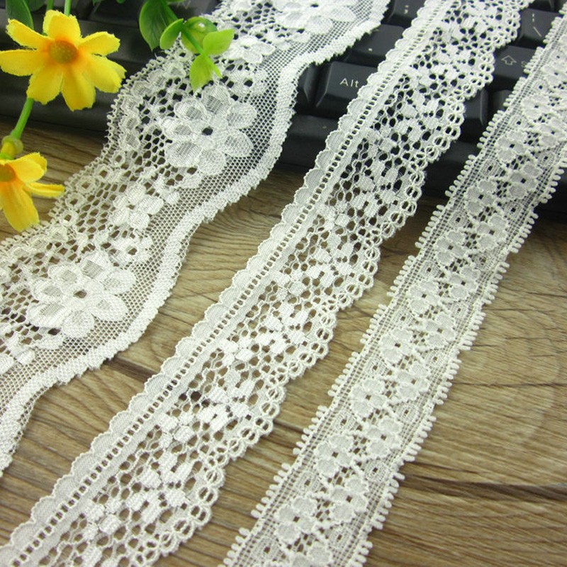Nylon Spandex Stretch Elastic Lace Elastic Lace Trim Underwear
